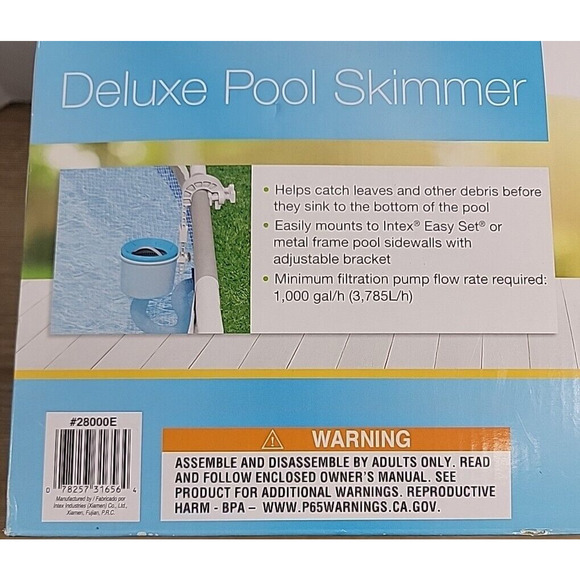 Intex Pool Skimmer 28000E Deluxe Wall Mount for Above Ground Pools NIB - Picture 8 of 11